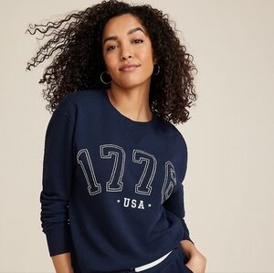 Maurices Dark Blue 1776 USA Sweatshirt